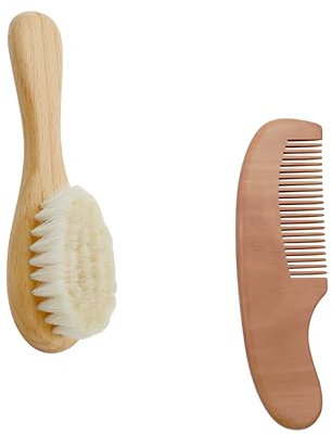 minkissy 3 Sets Benutzerdefinierte Baby Kamm Baby Kopfhaut Sauber Badebürste Für Babys Bad Lieferungen Sanfte Wollborsten