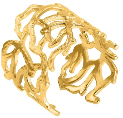 Heideman Ring Damen Maeci gold Edelstahl poliert
