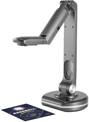 Dokumentskannrar, V500S USB 2-i-1 dokumentkamera & bokskanner webbkamera med automatisk 8M A3 skanningsstorlek LED-lampa for Mac Windows