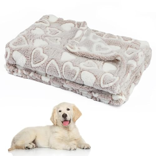 Dog Blanket Washable, 100 × 80 cm Cat Blanket, Fluffy Pet Puppy Blankets