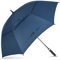 NINEMAX Regenschirm Groß Sturmfest,Golf Stockschirm XL Automatik Auf,62 Inch Regenschirm für Herren Damen,Doppelt üBerdachung BelüFtet(Marineblau)