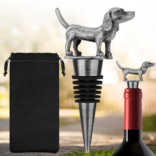 LULLEA Chiusura per bottiglia di vino, regali e decorazioni per Natale e compleanno, tappo per vino e champagne, regalo per uomini, donne, papà