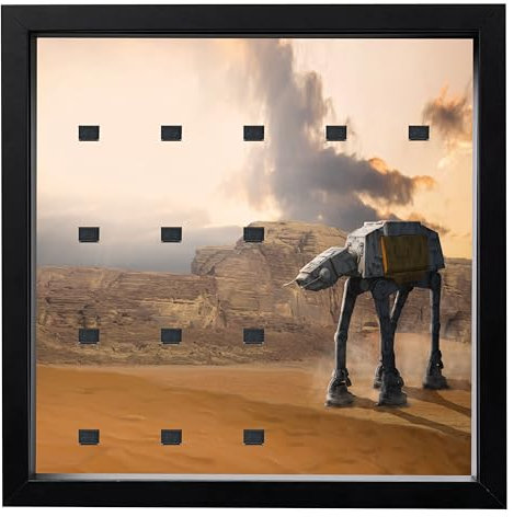 GetStones24 Vitrine für Lego® Figuren - 35x35cm Bilderrahmen - MF_0009