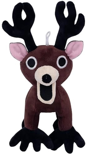 HNIEHEDT Peluche di 99 Notti nella Foresta, grazioso animale di peluche raffigurante il Cervo, personaggio del gioco, cattivo, per collezionisti, regali per appassionati di videogiochi (C)
