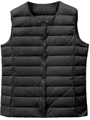 Cappotto invernale da donna senza maniche Elegante Gilet Lungo Senza Maniche Giubbotto Smanicato Trapuntato Gilet Di Transizione Leggero Oversize Giacca Lunga Giacca Invernale per le mezze stagioni