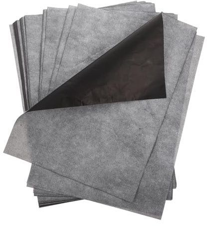 AKOOSY Papier Calque Graphite A4 de Transfert de Dessin 100 Feuilles, Papier Carbone pour Tracé Précis, pour Dessin et Extension Artistique