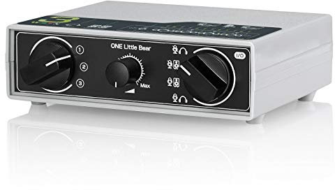 Audio Switcher Box Splitter Tragbarer 3 Wege Audio Umschalter für Kopfhörer/Lautsprecher für Mikrofone