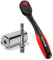 DAKCOS Umschaltknarre 3/8 Knarre Rotary Ratsche Antrieb mit 72 Zähnen Steckschlüssel Universal Schlüssel Universal Nuss mit Adapter für Ratsche oder Akkuschrauber