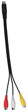 Angoily Adaptador De Vídeo Cable De Conversión De Cable Adaptador De S-video Para Proyector y Dispositivos