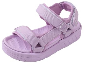 R-ISLAND Sandali sportivi per bambini, unisex, impermeabili e comodi, punta scoperta, sandali estivi, sportivi, escursionismo., Viola, 34 EU