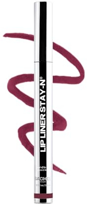 Sacheu Lip Liner STAY-N Peel Off Lip Stain, Longwear, After Party | Water-resistant, transfer & smudge-proof, lip tint with hyaluronic acid & vitamin E for conditioning benefits, matte finish