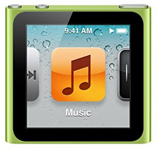 Apple iPod nano 8GB - Green - 6th Generation (Launched Sept 2010) (Renewed)