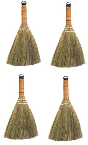 HAPINARY 4pcs Small Cleaning Broom for Desk Use Creative Broom Tool for Home Cleaning Practical Dust Brush