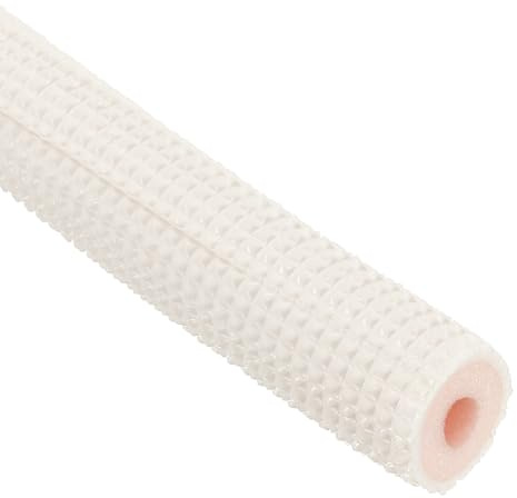 PATIKIL Tubo Schiuma Isolante per Tubi, 3/8 Tubo Schiuma Isolante con Conservazione Calore per Set di Tubi Dell'Acqua Rame Mini Split, 3,28 Piedi (1 m), Bianco/Rosa
