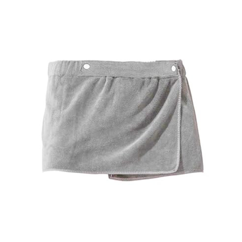 Sarini Toalla de baño para Sauna con Cierre de algodón de Secado rápido, de Microfibra, Corta, para Hombre, para Gimnasio, SPA, Piscina y Playa