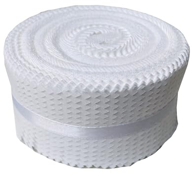 Jelly Roll Stoff 100% Baumwolle Quilting Stoff, 40 weiße vorgeschnittene Streifen (6,3 x 111,8 cm) zum Quilten und Nähen, Weiß