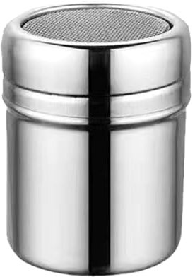 Spargi Cacao in Polvere - Spargizucchero | Spolverino per Zucchero in Polvere | Setacci per Zucchero A Spezie Macinate | Spargisale | Spargitore in Decorazione Dolciaria A Velo Multifunzionale