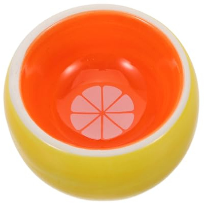 UKCOCO Céramique pour Hamster Bol Eau pour Petits Animaux Mangeoire pour Gerbille Chinchilla Hérisson Rat Souris