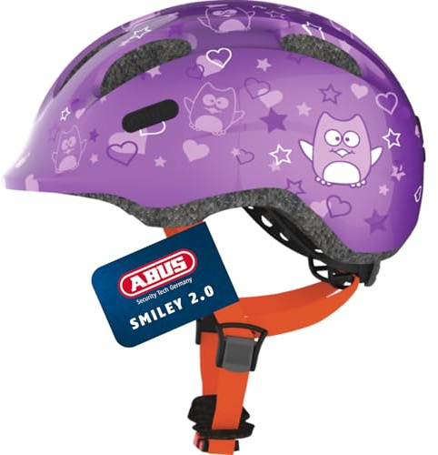 ABUS Casque Smiley 2.0 pour Enfants - Casque de vélo Robuste pour Filles et garçons