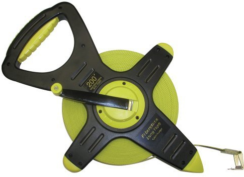 CST/berger 74-Y2001 200ft Fiberglass Zip-Line, Pro-Series Open Reel Tape in FEET/10THS by CST/Berger