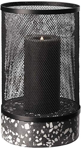 ASA Terrazzo Windlicht mit meshcover d 16 cm h. 27 cm