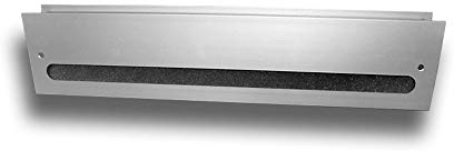 K-TECH-PRO Türlüftungsgitter Türgitter Türlüftung schallgedämmt doppelseitig Farbe Aluminum