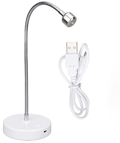 Drehbarer Nageltrockner, LED UV Nagellampe, 3W Gel Nagellack Trocknen Lampe, USB Schwanenhals, Freihändiges Licht, Schnell Trocknende Nagellack Härtungslampe