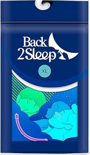 Antirronquidos Nasal Back2Sleep Talla XL - Férula Nasal Flexible Silicona Médica - Stent Ortesis Anti Apnea del Sueño - Dispositivo Médico CE Uso Único