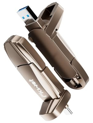 Fikwot FU389 Externe SSD 2TB, USB 3.2 Gen2x2 bis zu 2050MB/s, Portable SSD mit USB A und Typ-C, Externe SSD-Festplatte für iPhone15/16/Android/PC/Mac