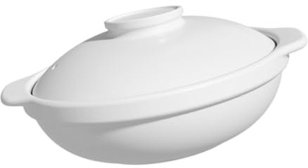 GALPADA Casseruola in 1.3l Pentola Per Cucinare Adatta Per Stufati e Zuppe Resistente Alle Temperature e Facile Da Pulire Utensili Da Cucina Per Uso