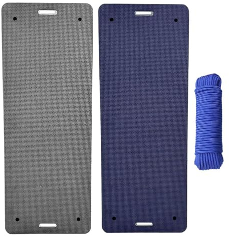 EVA Boat Fenders - 2 Pieces Boat Bumpers, 50mm Thick Portable Marine Buoys, 3 Layer EVA Foam Defender with Rope, Marine Dock Guards, Scratch-Preventing Buoys for Yachts, Pontoons, Dinghies, Sailing