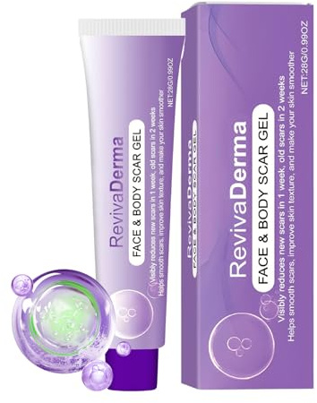 Gel para cicatrices faciales y corporales, gel cicatricial, ungüento para cicatrices, reduce la visibilidad de las cicatrices y reduce la tensión de los tejidos. Crema para cicatrices para cicatrices