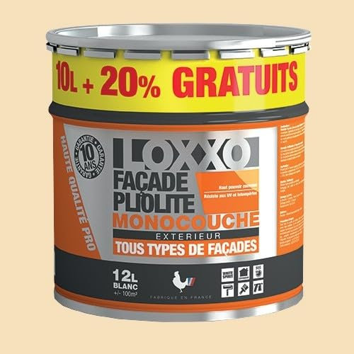 LOXXO Peinture Façade Pliolite 12L Ton pierre 12 L