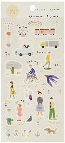 Down Town Notebook Sticker