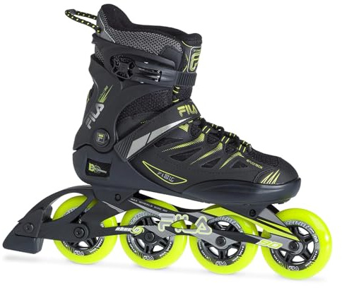 FILA SKATES 010621055 Ghibli 90 Inline Skate Unisex Black/Lime Größe 44