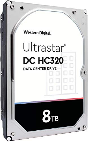 HGST Disco duro mecánico WD Ultrastar DC HC320 (HUS728T8TALE6L4), 8 TB, 7200 rpm, SATA de 6 Gb/s, 3,5 pulgadas (Reacondicionado)