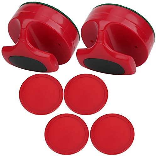 Air Hockey Pusher, 94MM Slider Pusher, Table Hockey Equipment, 4 Pucks, for Casual Gamer, Family Fun, Home or Party