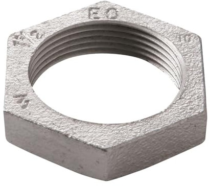 10 unidades – Contratuerca ATUSA Nº 312 1 1/2 de hierro maleable, galvanizado, sirve por ejemplo para asegurar una unión atornillada y evita que se afloje la tuerca en la construcción de fontanería y