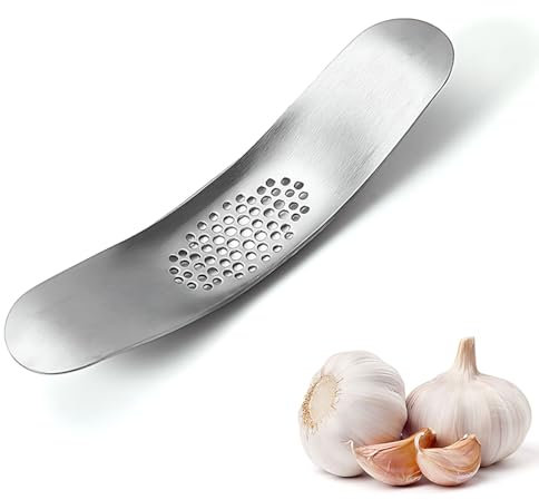 YUUSIKCO Spremiaglio, spremiaglio in Acciaio Inossidabile Strumenti per macinare l'aglio per Fare l'aglio