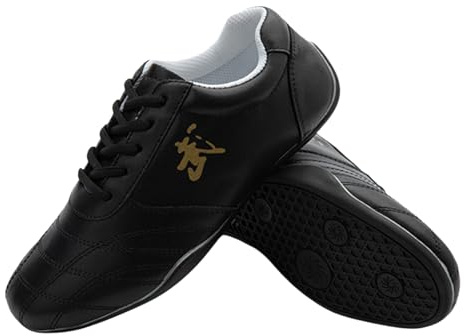 Yummsion Kung Fu Boxe Karaté Baskets,Arts Martiaux Trainning Chaussures Sneaker,Chaussures Tai Chi,Respirant SupéRieur,éPaisses Et AntidéRapantes,Convient Aux Adultes Et