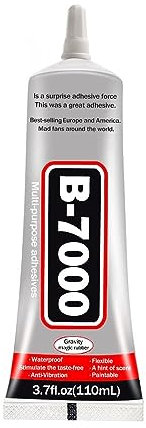 B7000 Multi-Purpose Super Glue, 110ml, Transparent Adhesive for Phone, Jewellery, Glass, Wood, Metal, Fabric (1)
