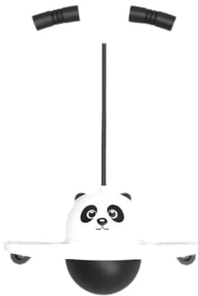 rockible Panda Pogo Stick mit Griff, Lustiger Pogo Stick, Hochsprungspielzeug, Sprungbrett für Erwachsene