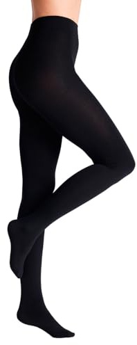 YSABEL MORA - Panty Térmico 140 Denier para Invierno, Diseño Mediterráneo, Fabricado en Valencia, Material Adaptable y Sostenible, Confort y Estilo Ecológico.