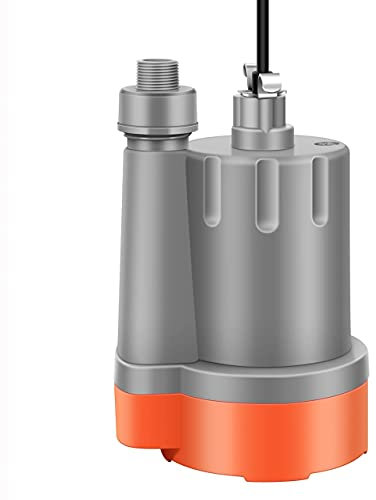 TOPWAY 2500GPH Submersible Flood Basement Pool Cover Utility Water Transfer Pump (1/3HP)