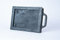 SEZAM farfalla regolazione aria in ghisa, farfalla fumi, serranda camino - per forno pizza - forno pane - forno in pietra - forno a legna, 28 x 1,5 x 18 cm, dipinto di nero