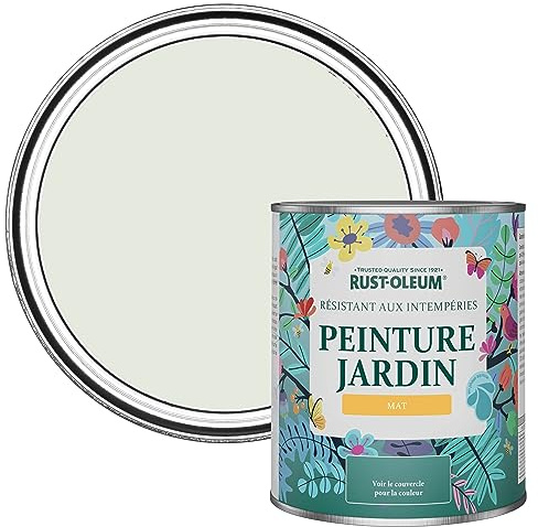 Rust-Oleum Green Mould Resistant Garden Paint in Matt Finish - Sage Mist 750ml