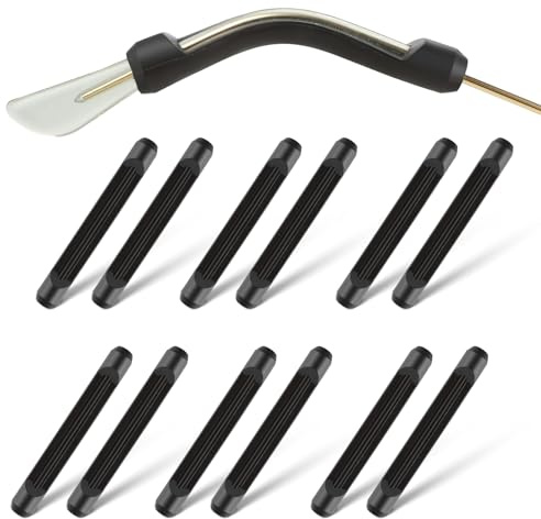 WLLHYF 6 Pairs Silicone Eyeglasses Temple Tips Sleeve Retainer Anti-Slip Comfort Eye Glass Ear Grippers Holder for Reading Glasses Sunglasses Eyeglass Arm Cushions Accessories