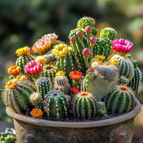 Approx 50 Cactus Seeds Mixed Pack – Rare & Exotic Succulent Plants for Indoor & Outdoor Growing
