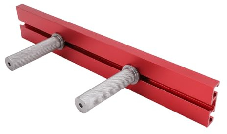 Cryfokt Kit de Valla con Ranura Deslizante de Aleación de Aluminio de 19mm, Sujeción Segura para Mesa de Sierra de Carpintería, Esencial, Aficionados