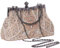 BABEYOND Handtasche Damen 1920s Strass Handtasche Beige Abend Party Clutch Elegante Abschlussball Handtaschen Hochzeit Braut Zubehör (4-Beige)